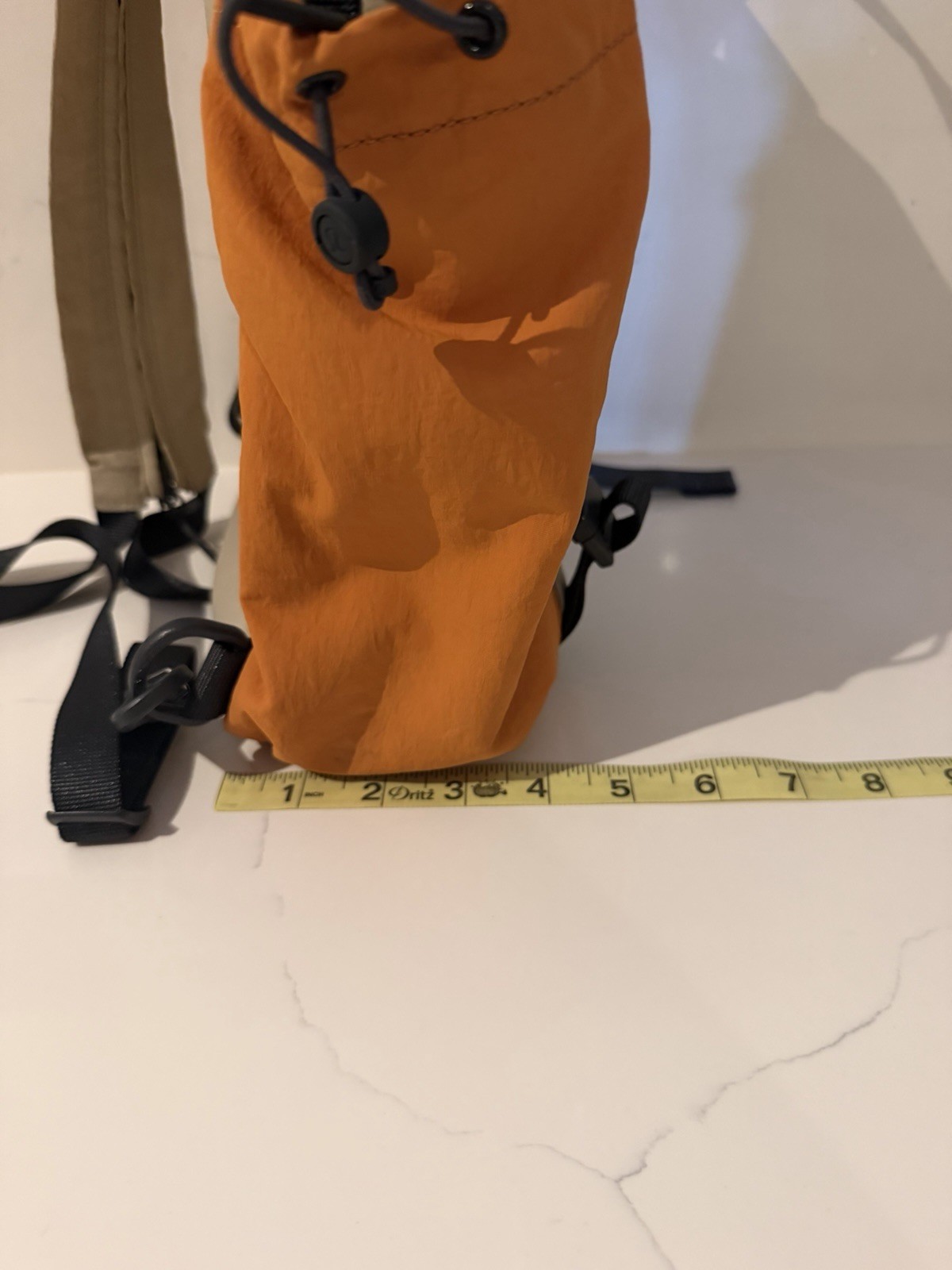 Lululemon Athletica Pack And Go Backpack- Orange/Tan/Black
