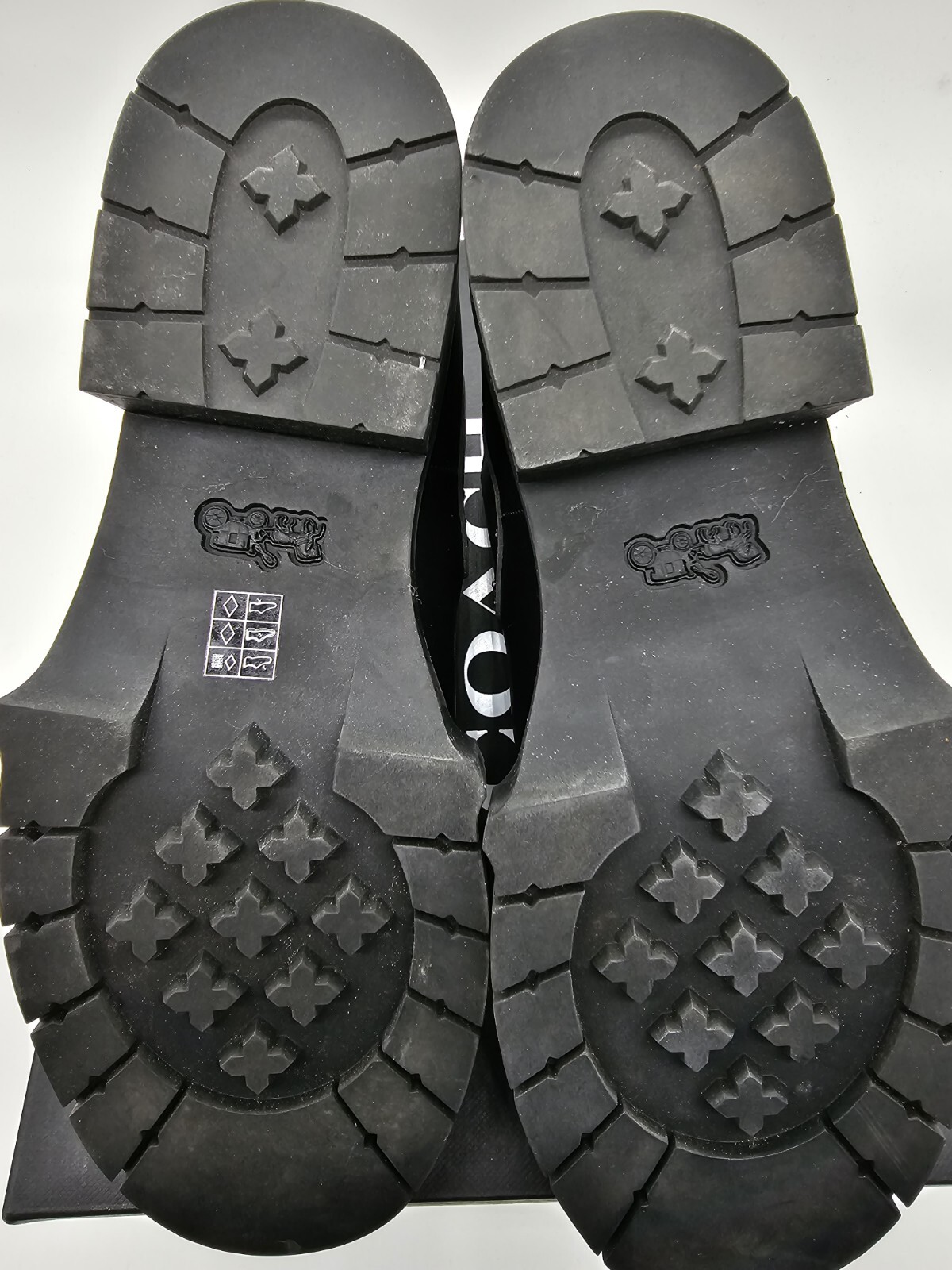 Coach NEW Lory Leather Bootie Womens Size 7 Black Studded Ankle Boots