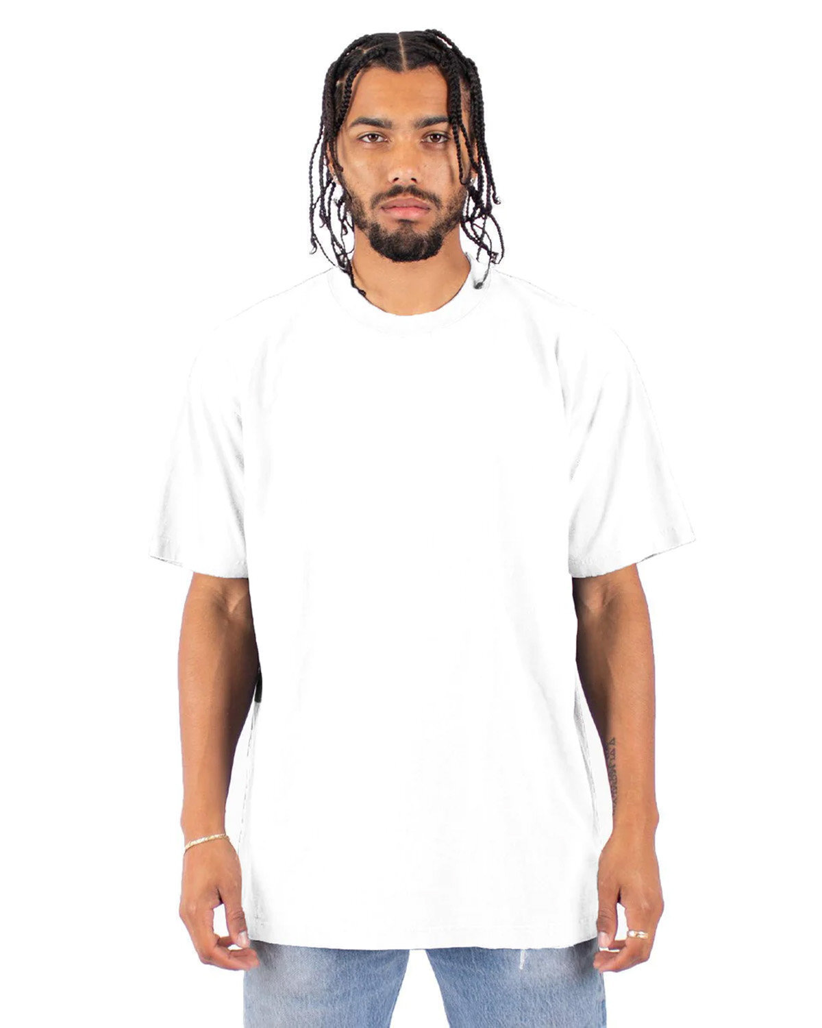 Shaka Wear Mens USA Cotton Crew Neck Short Sleeve Garment-Dyed T-Shirt – SHGD