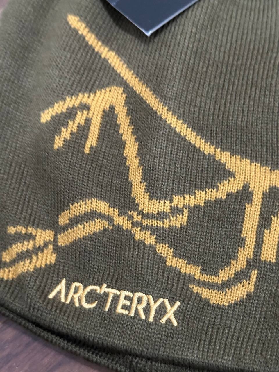 Arc’teryx Bird Graphic Beanie V2 Brown Knit Hat Unisex NWT
