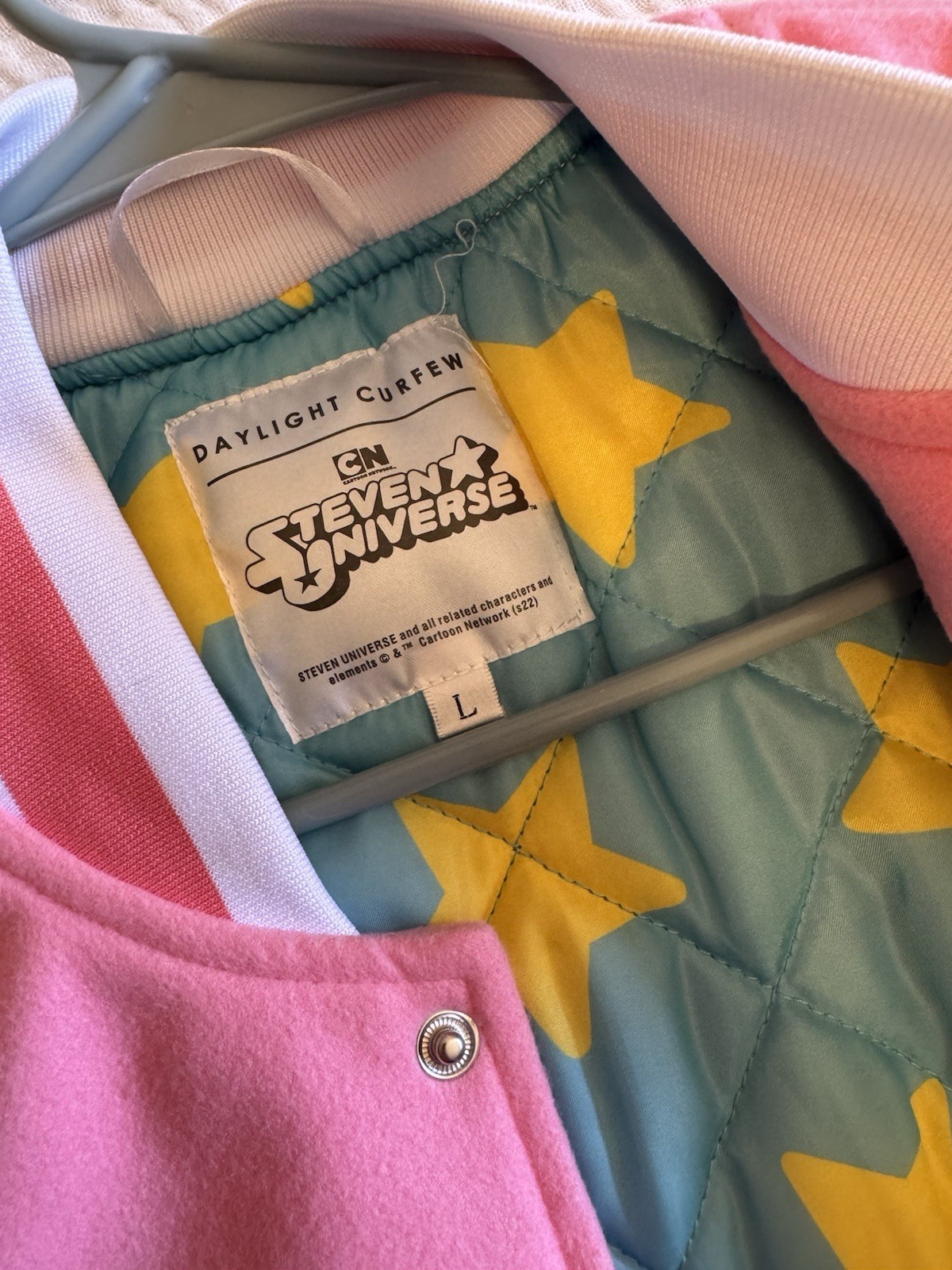 Daylight Curfew x Cartoon Network Steven Universe Varsity Jacket Size Large