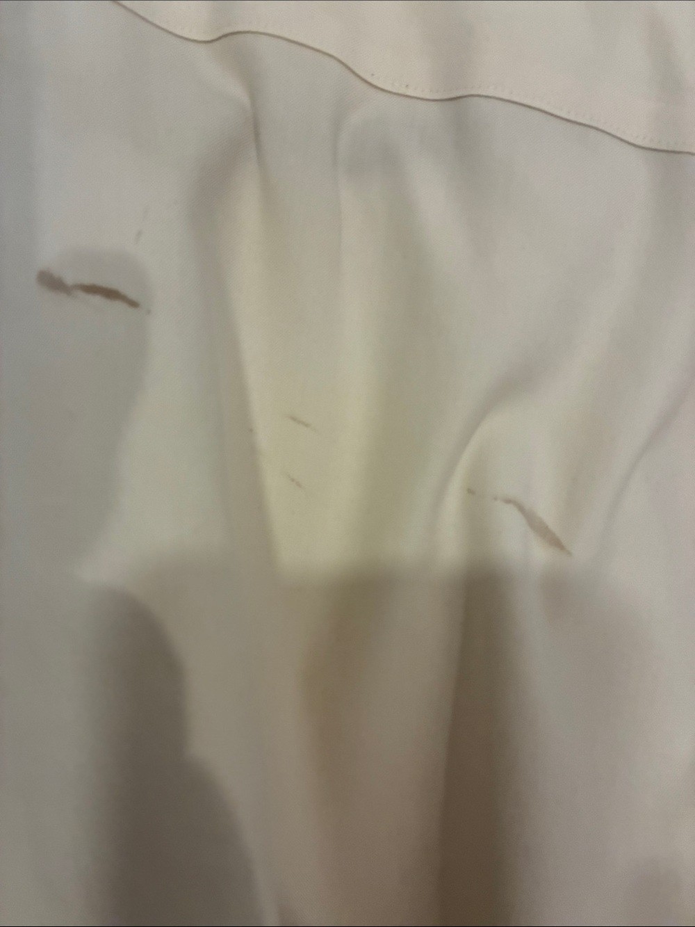 Brooks Brothers Cream Button-Down Dress Shirt