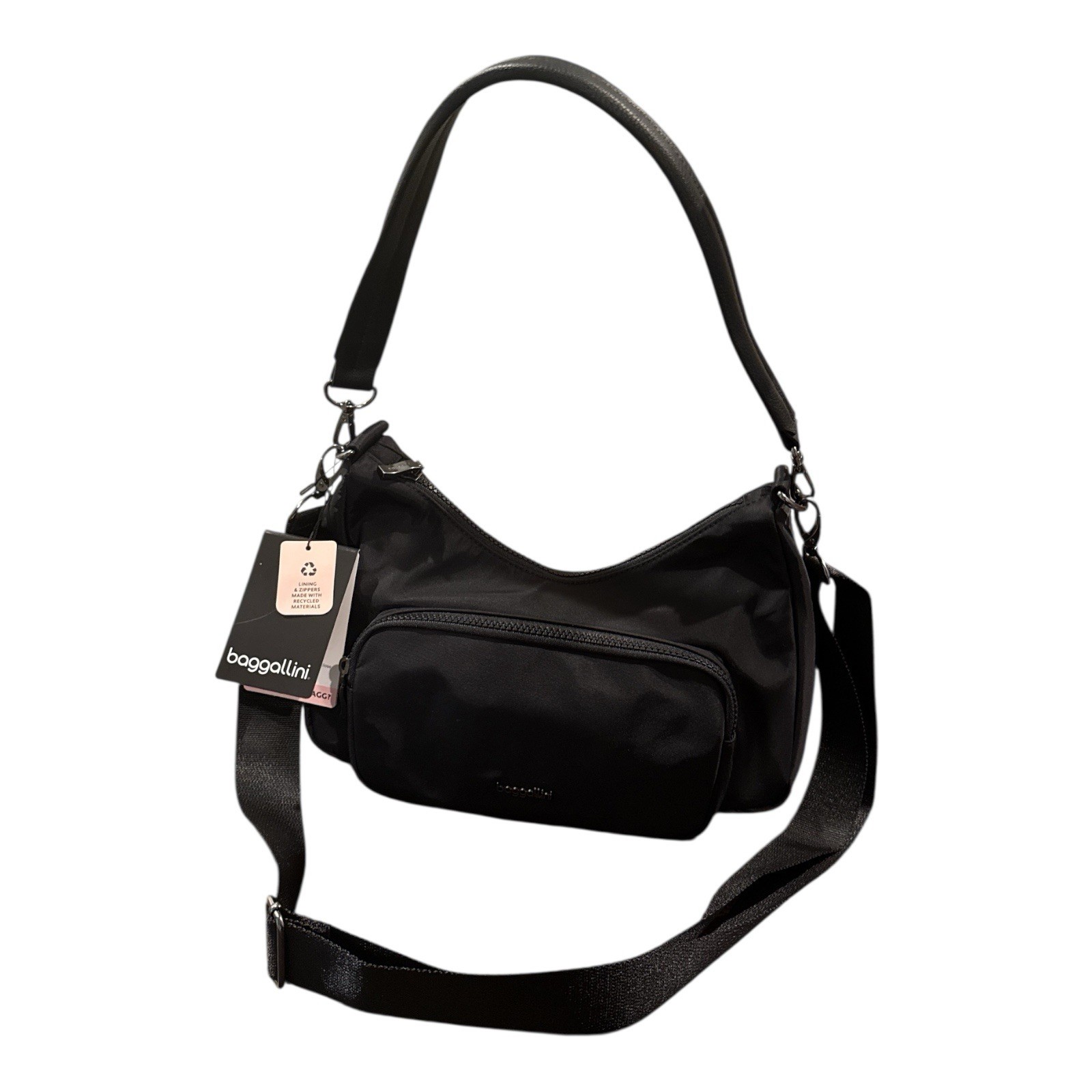 Baggallini Savannah Crossbody Handbag 12x8x4.5 RFID Card Holder Two Straps New