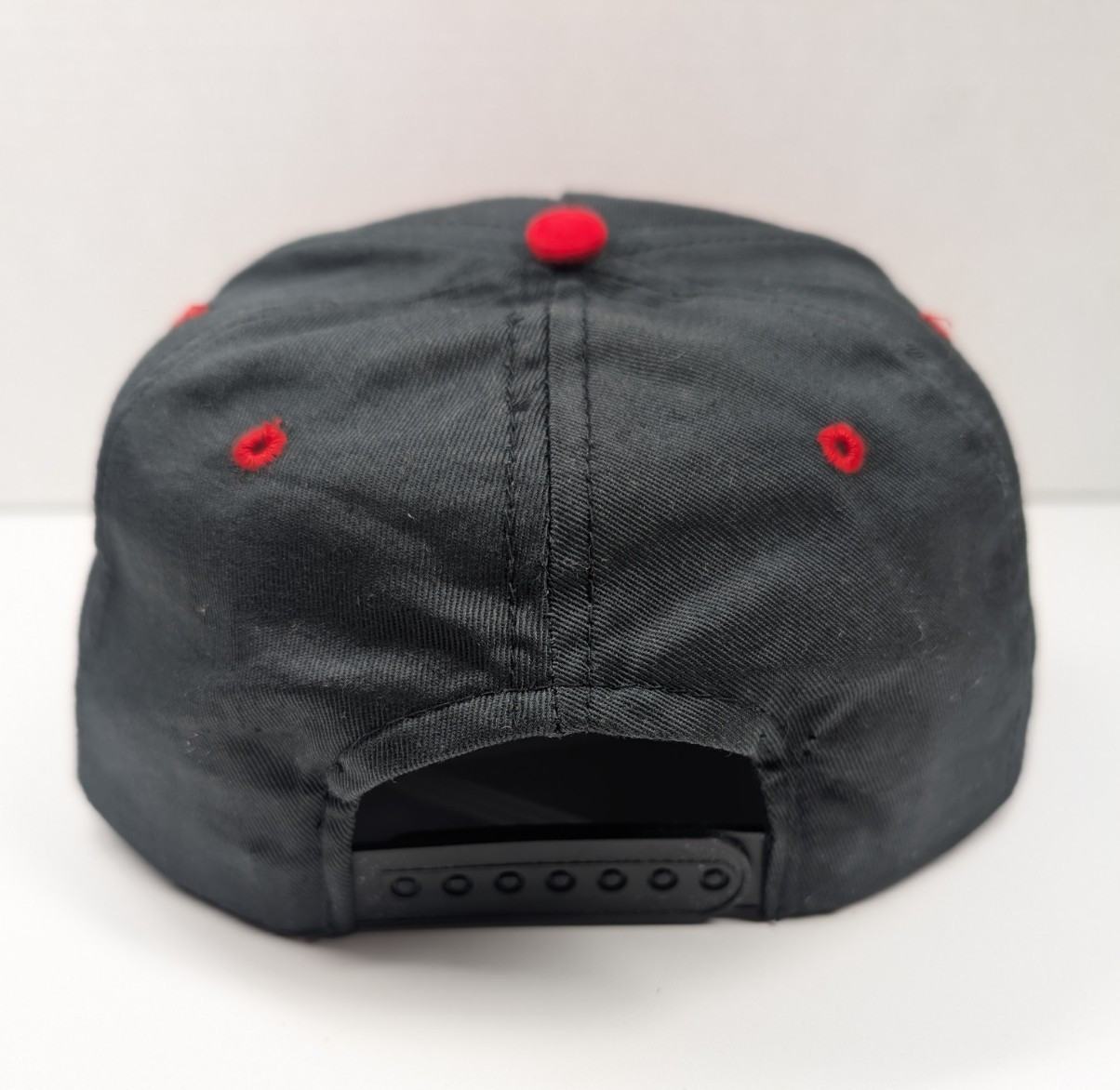 Vintage White Mobile Homes Snapback Hat Black Red Rope Cap Advertising
