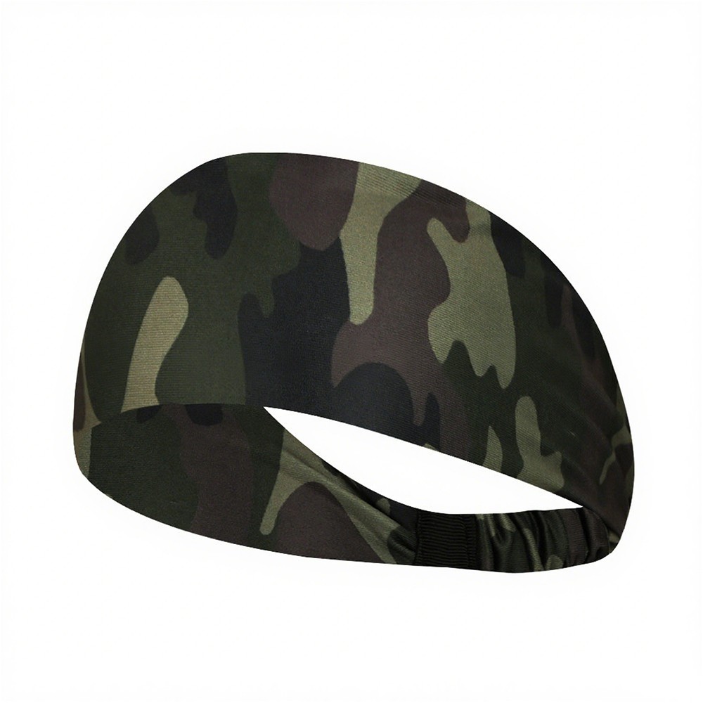 Sports Headband Moisture Wicking Sweat Band Elastic Wide Hair Band for Men Women