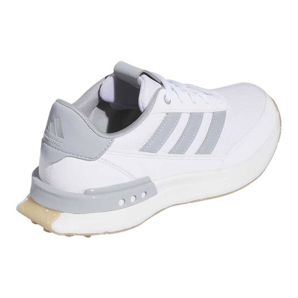 Adidas Juniors S2G Spikeless 24 Golf Shoes White/Halo Silver