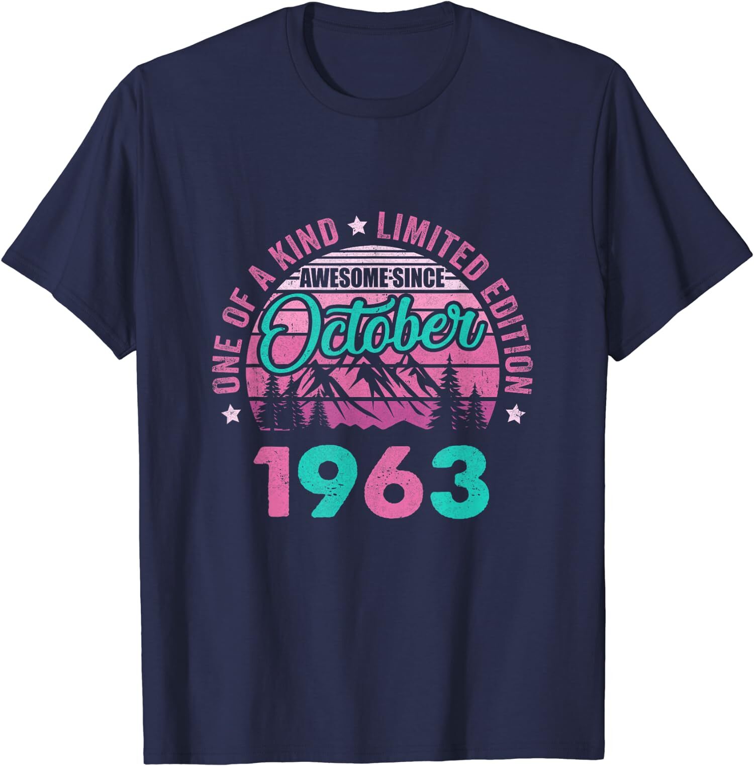 60 Years Old Awesome Since October 1963 60Th Birthday Unisex T-Shirt