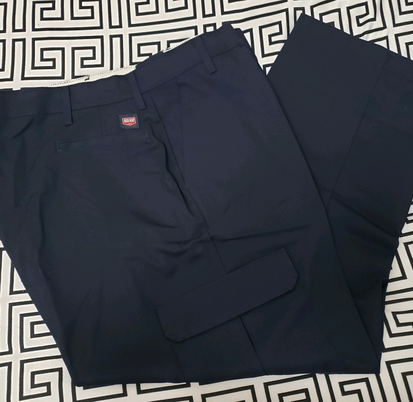 NWT Red Kap Industrial Cargo Pants 50×30 PT88 Navy Blue Work Pants