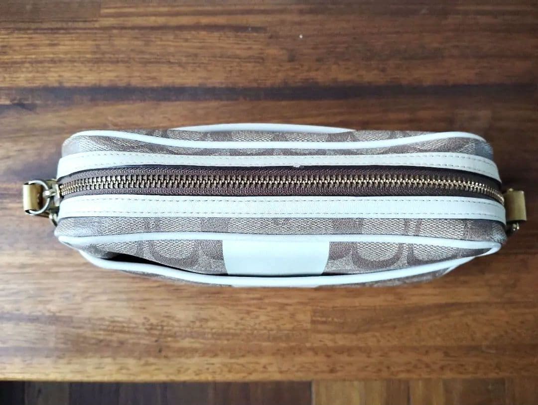 Excellent condition COACH stripe signature 2WAY with protective bag 13a
