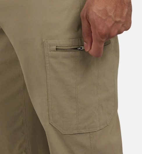 Wrangler Men’s Tech Pants regular Fit Pocket Waistband 36×32 TAN