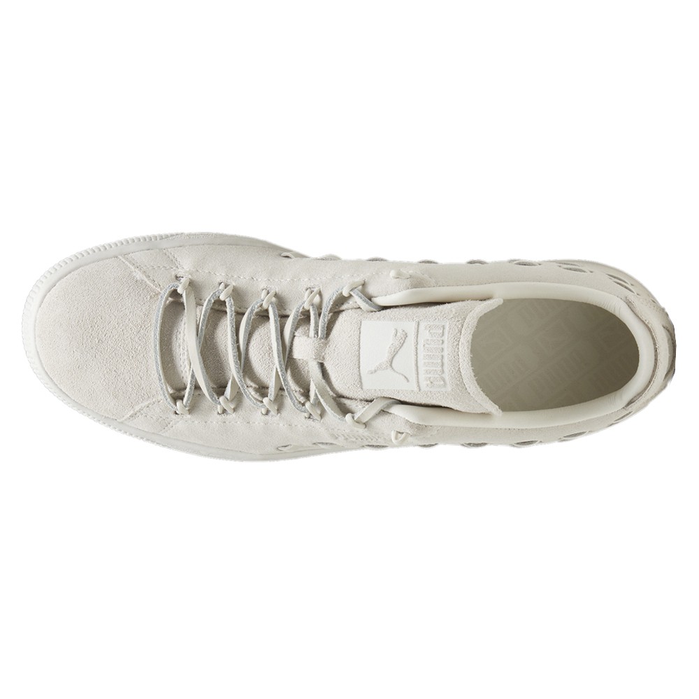 PUMA Suede Decon Lace Up Mens Off White Sneakers Casual Shoes 39649402
