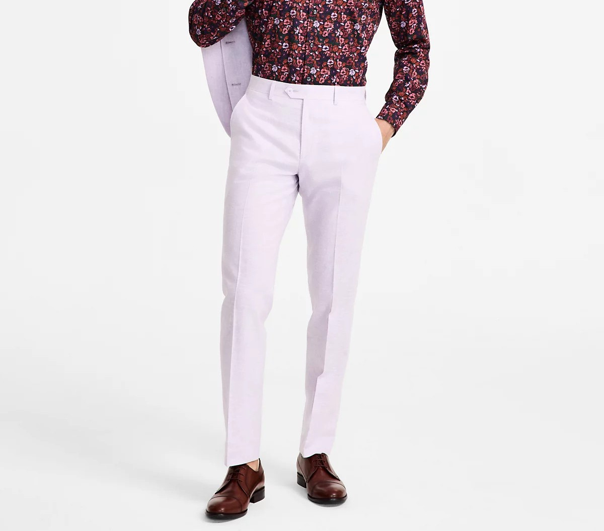 Bar III Men’s Slim-Fit Linen Suit Pants MSRP $135