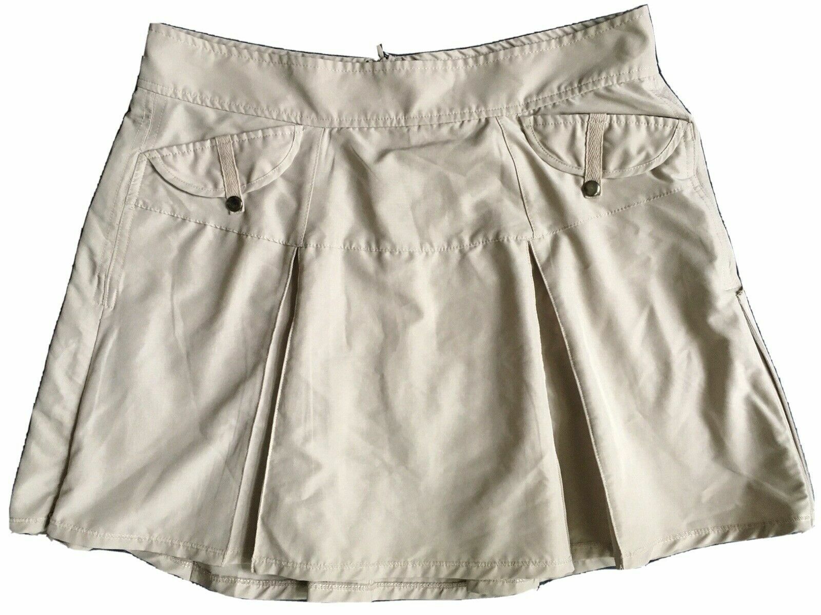 Freedom Trail by Kyoden NWT Women’s M Tan Pleated Skort Golf Tennis Leisure