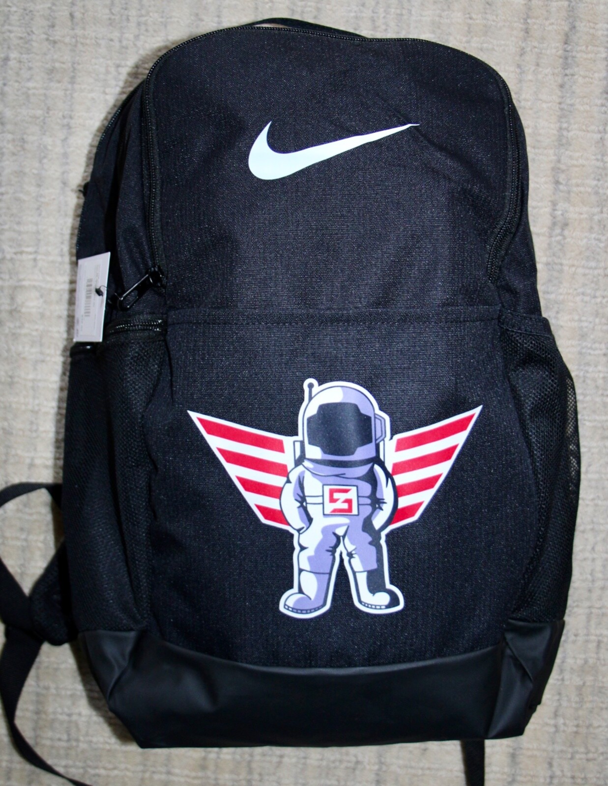 Nike Medium Backpack Navy Blue DH7709-010 New With Tags Space man astronaut