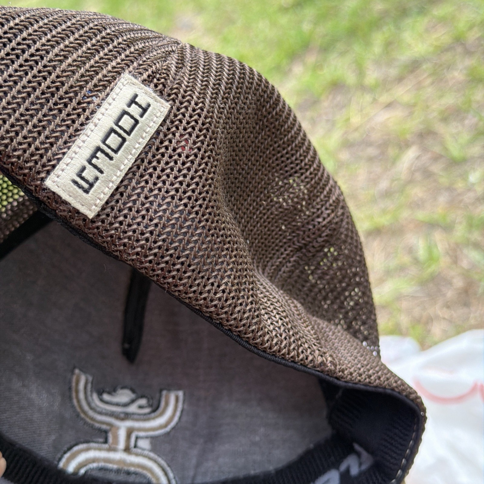 Hooey Cactus Ropes Country Southern Flex Fit Western Hat Khaki Brown Colorway !!