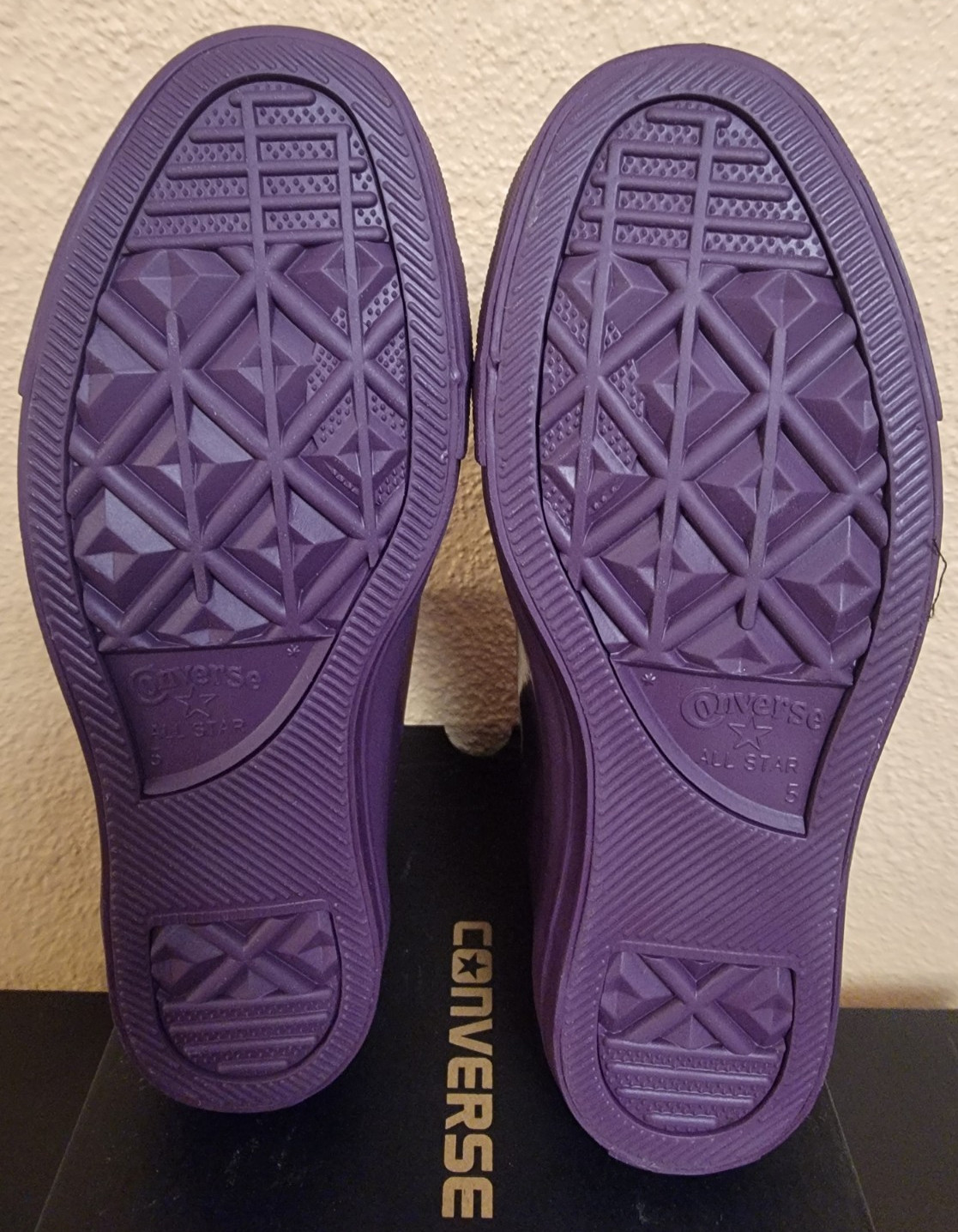 Converse CTAS Rubber Hi Elderberry 144741C Unisex M5 / W7 NIB FREE SHIPPING!!