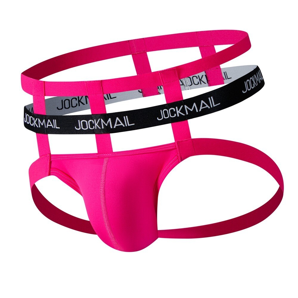 JOCKMAIL Sexy Men Underwear,Jockstrap G-string Pouch Panties Thong BIKINI Briefs