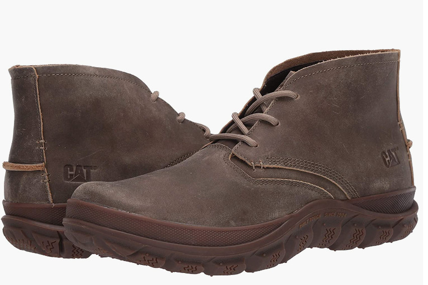 Caterpillar Mens FUSED TRI MID Soft Toe Work Casual Leather Boots