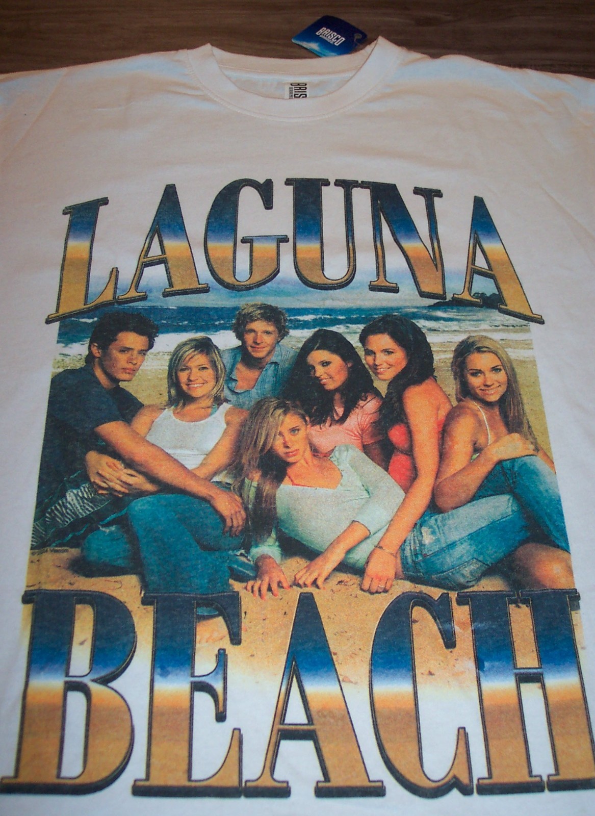 Vintage Style MTV LAGUNA BEACH Tv Show T-Shirt MENS LARGE NEW w/ TAG