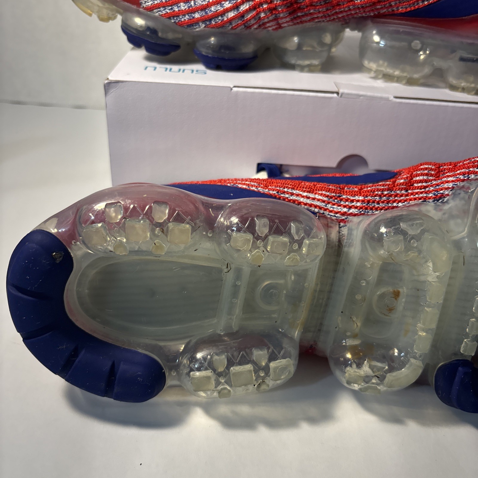 Nike Air Vapormax Flyknit 3.0 Team USA Running Shoes (CW5585-100) Men’s Size 12