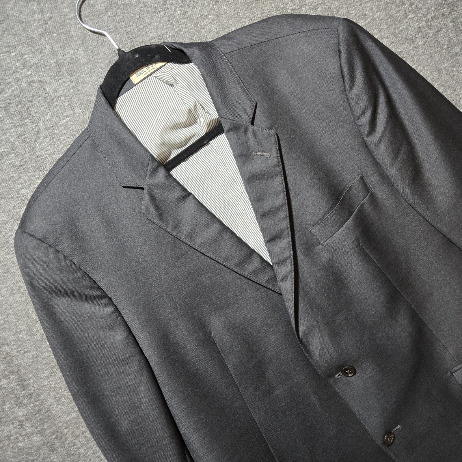 Todd Snyder Mayfair Fit Blazer Men’s 46R Gray 100% Wool Made USA Sport Coat