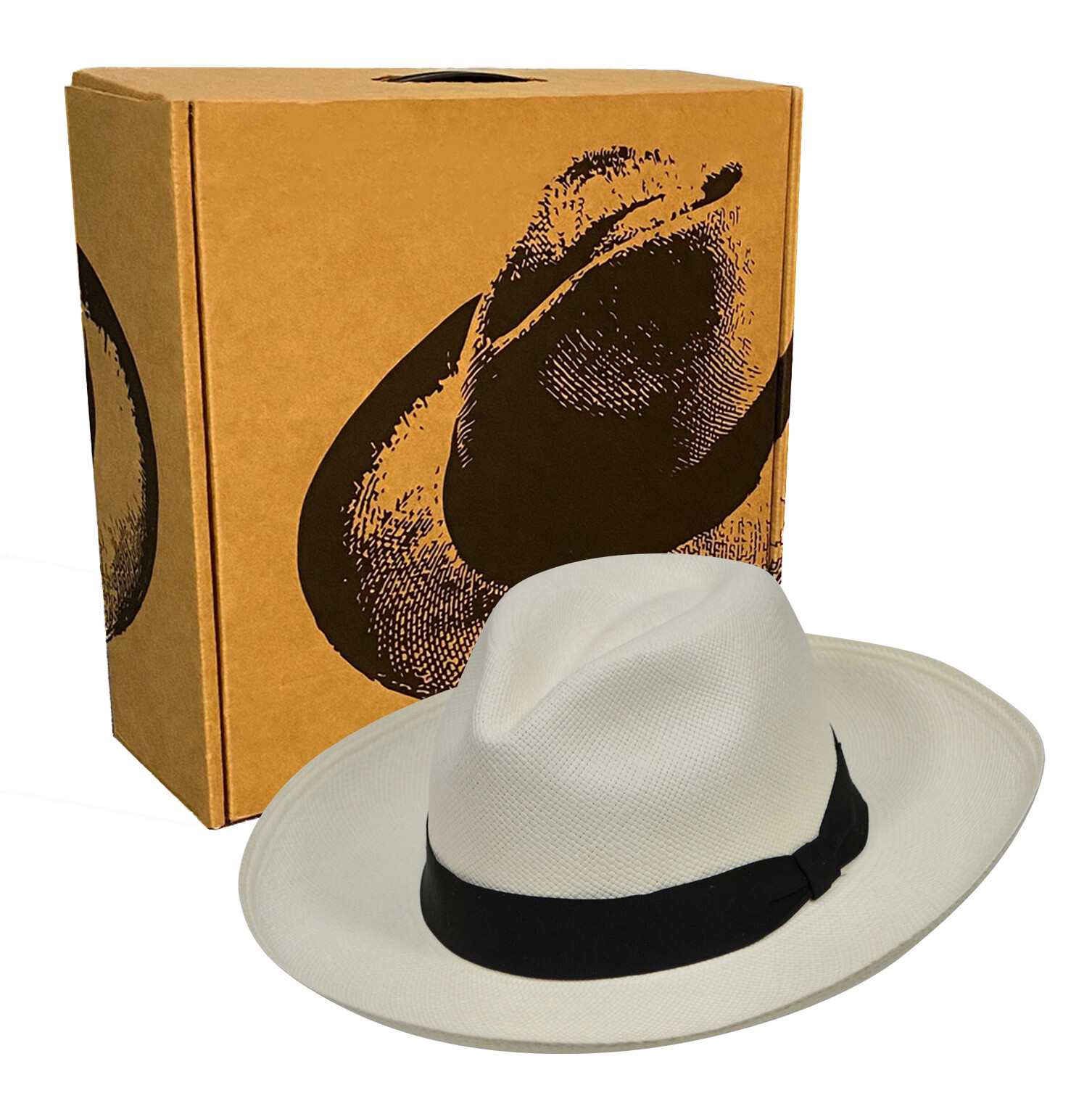 Genuine Panama Hat | Wide Brim Fedora | Toquilla Straw | Made in Ecuador | GPH