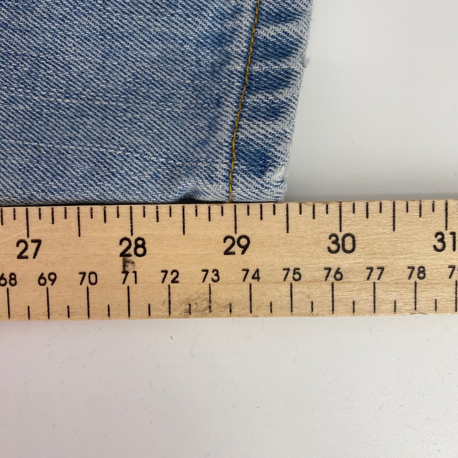 Polo Jeans Company Mens 36 x 30 Light Wash Denim Jeans Saturday Style