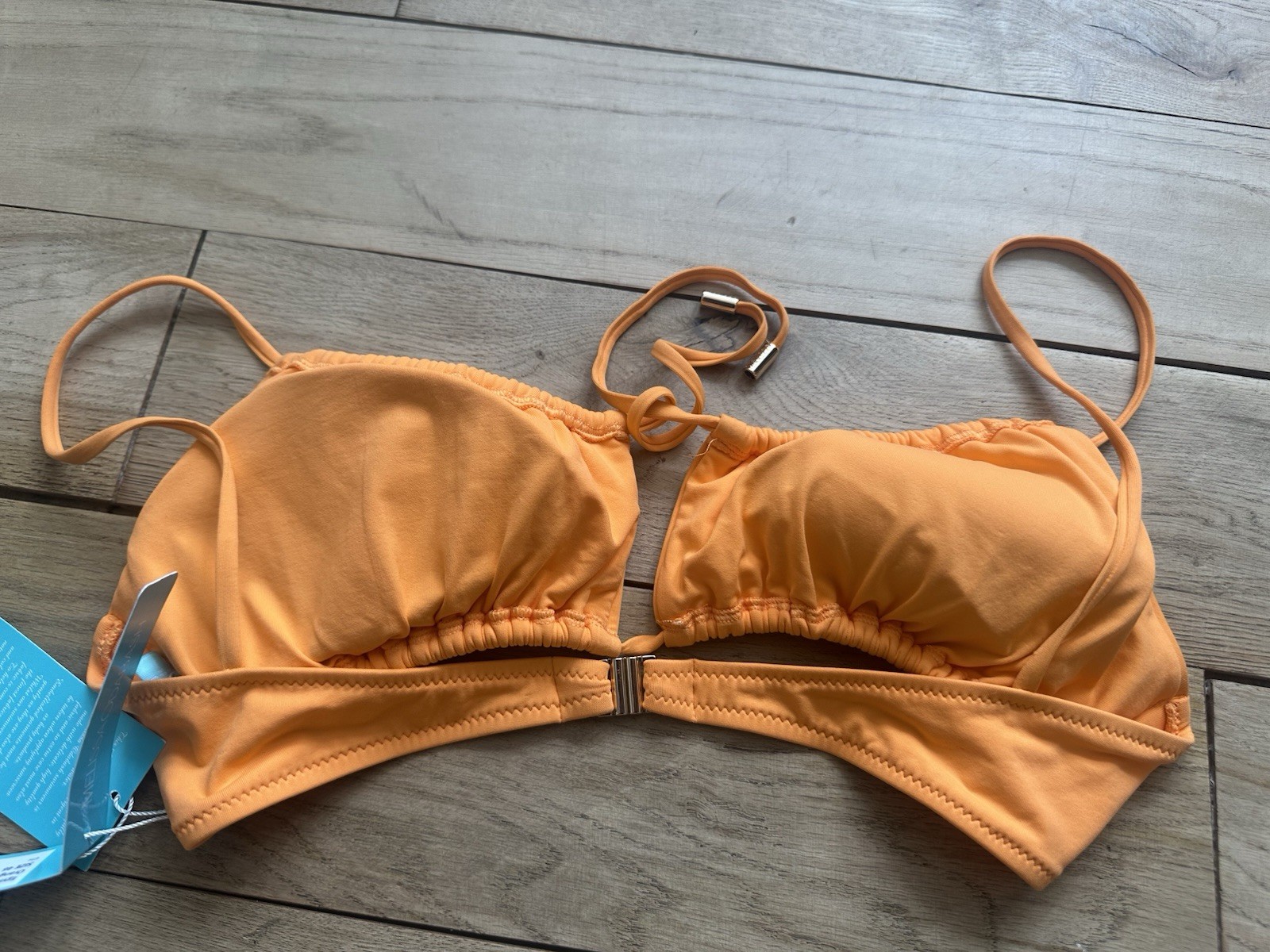 Melissa Odabash Egypt Orange Tie Side Bikini Set Size 42 UK 14 NEW BNWT