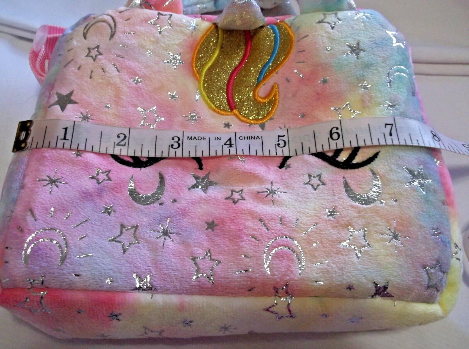 Random Color Girls Unicorn Corduroy Soft Shoulder Bag Crossbody Size S NWOT