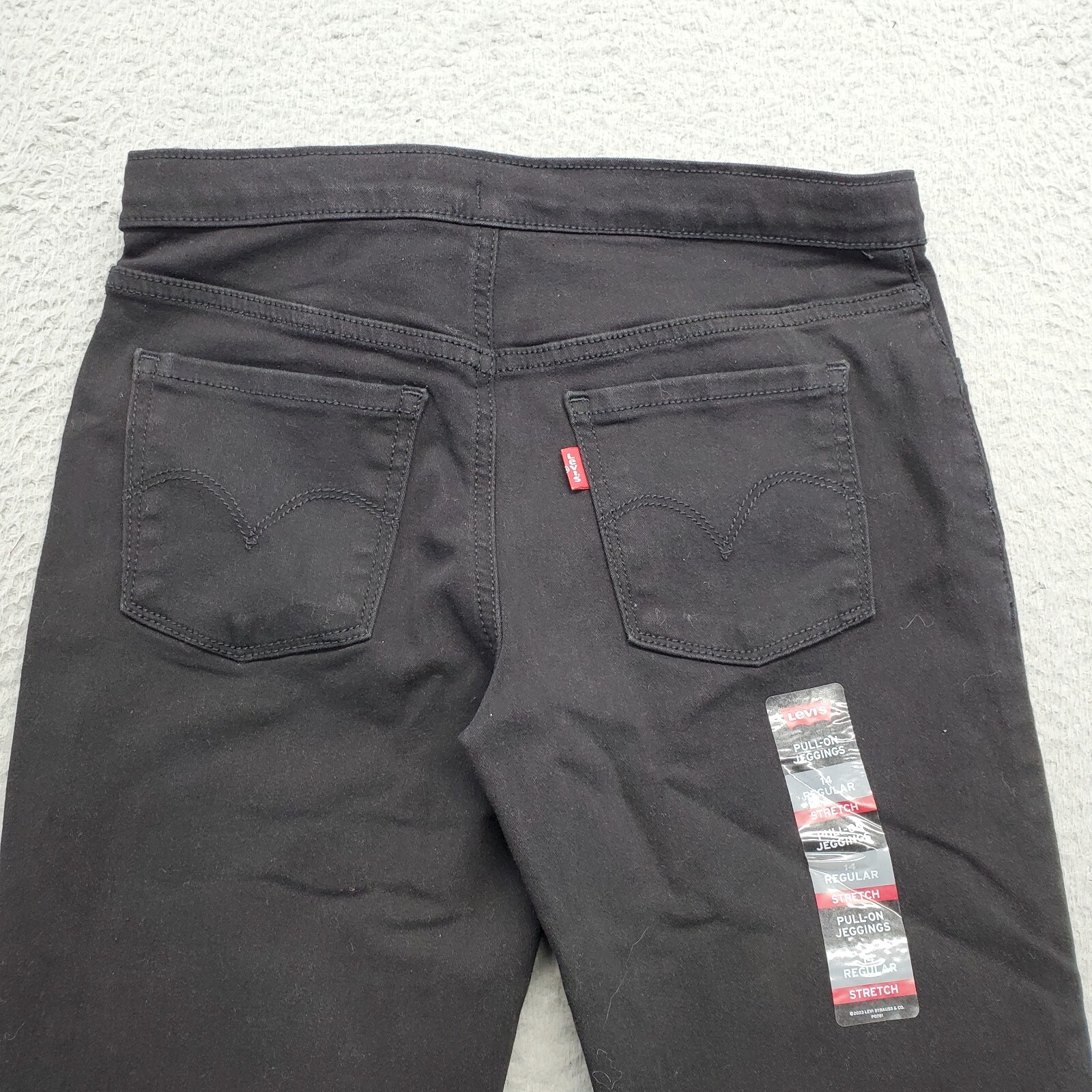 Levi’s Jegging Jeans Youth Size 14 Black Flex Stretch Comfort Waistband Pull On