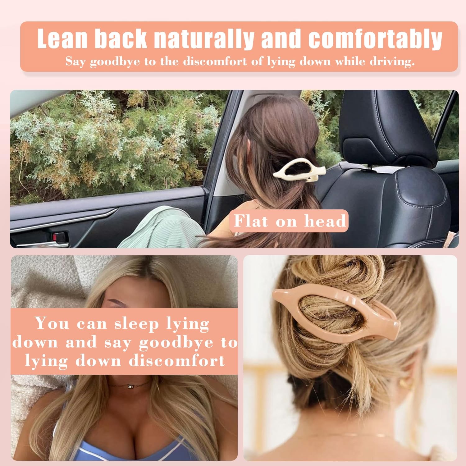 Large Duckbill Hair Clips 4.7 Inch Flat Clip Volume Organizer 9 PCS Slide Hair