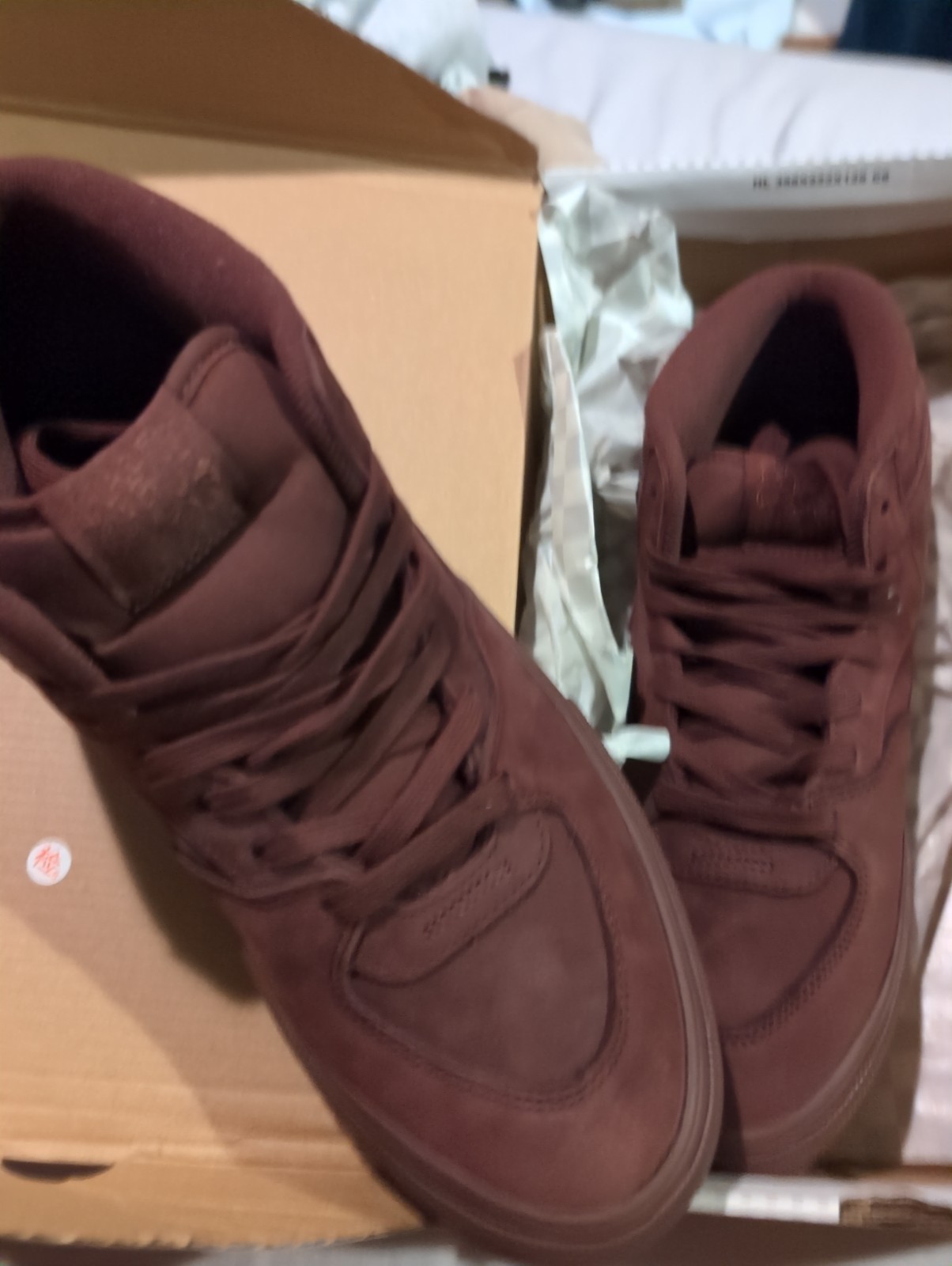 Vans Skate Half Cab Mono Chocolate Suede Sz US 12 Men New VN0A5FCDCHC Sneaker