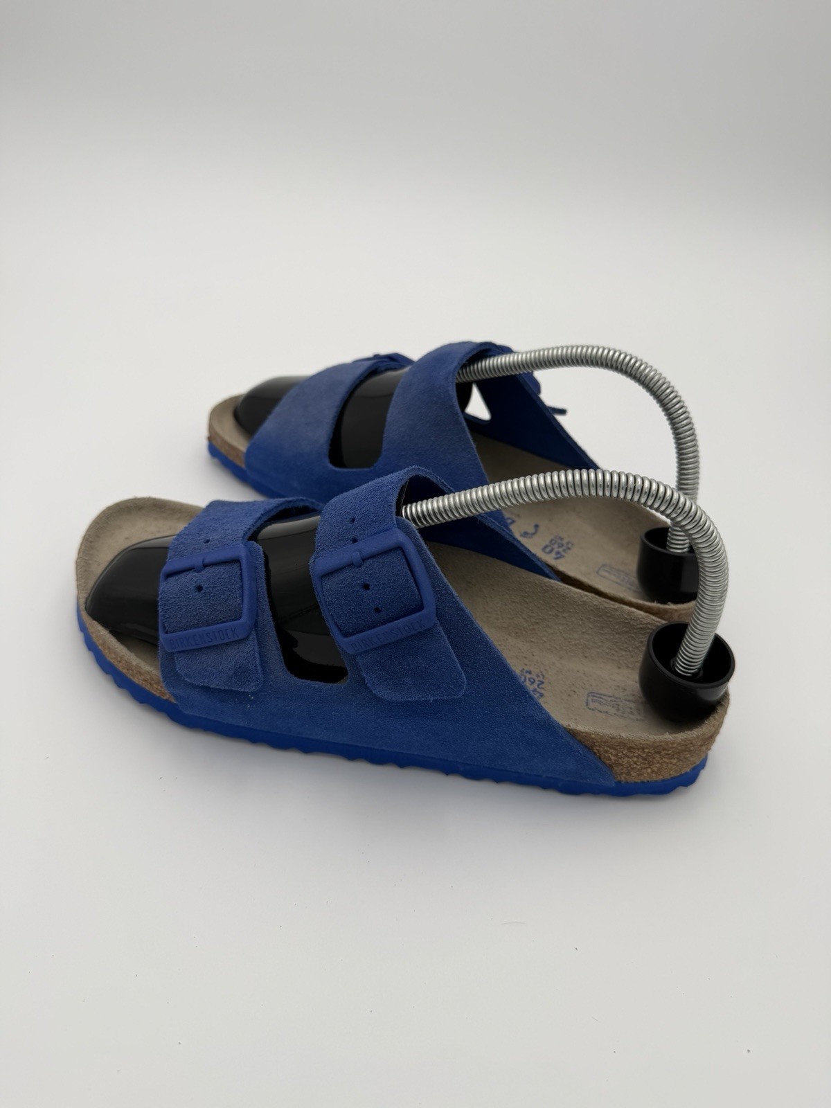 Birkenstock Arizona Ultra Blue Suede Soft Footbed Narrow Select Size W9, M7