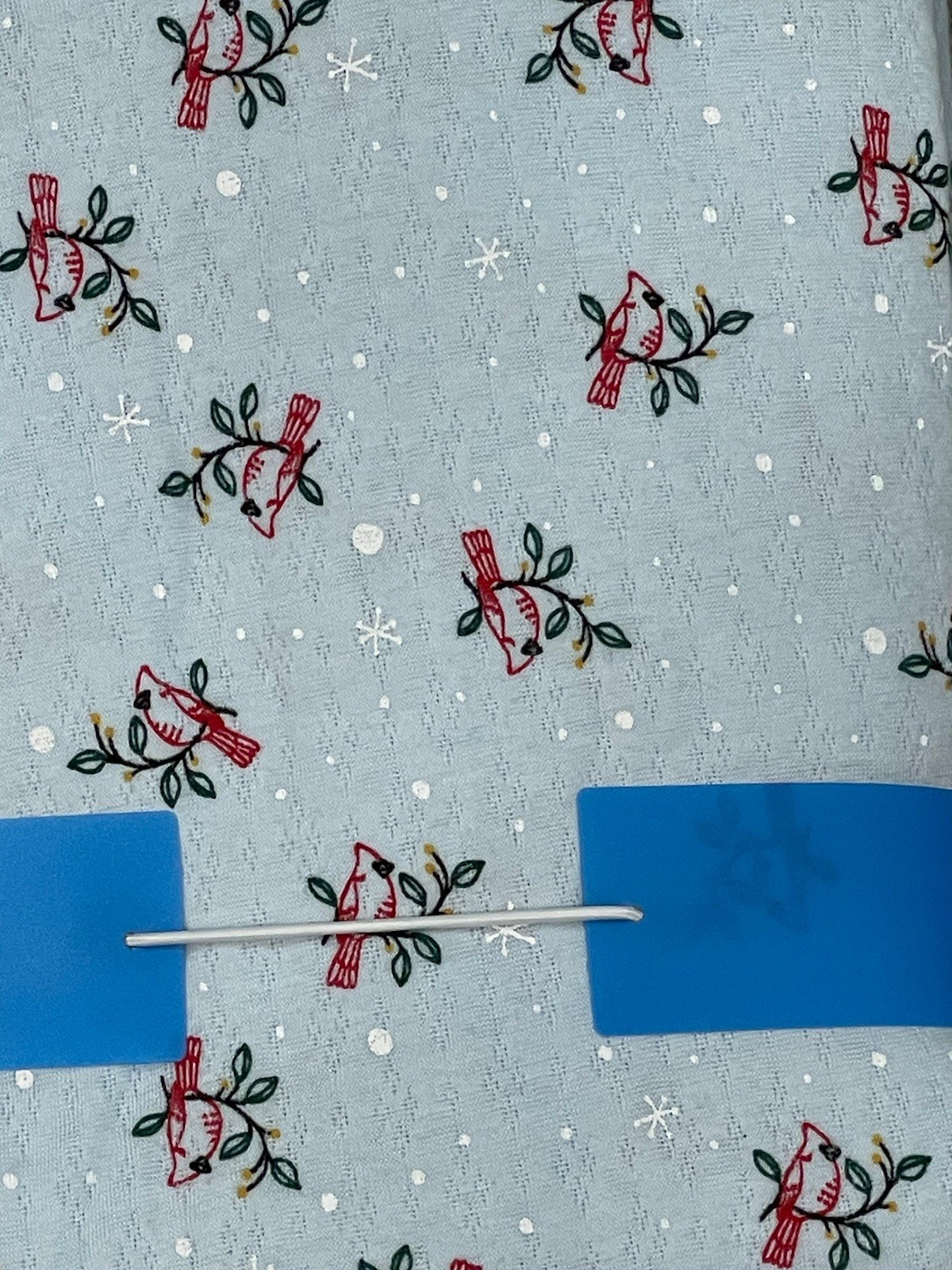 NEW Croft Barrow pajamas set Womens sz 3X Cardinal snowflake pockets holiday