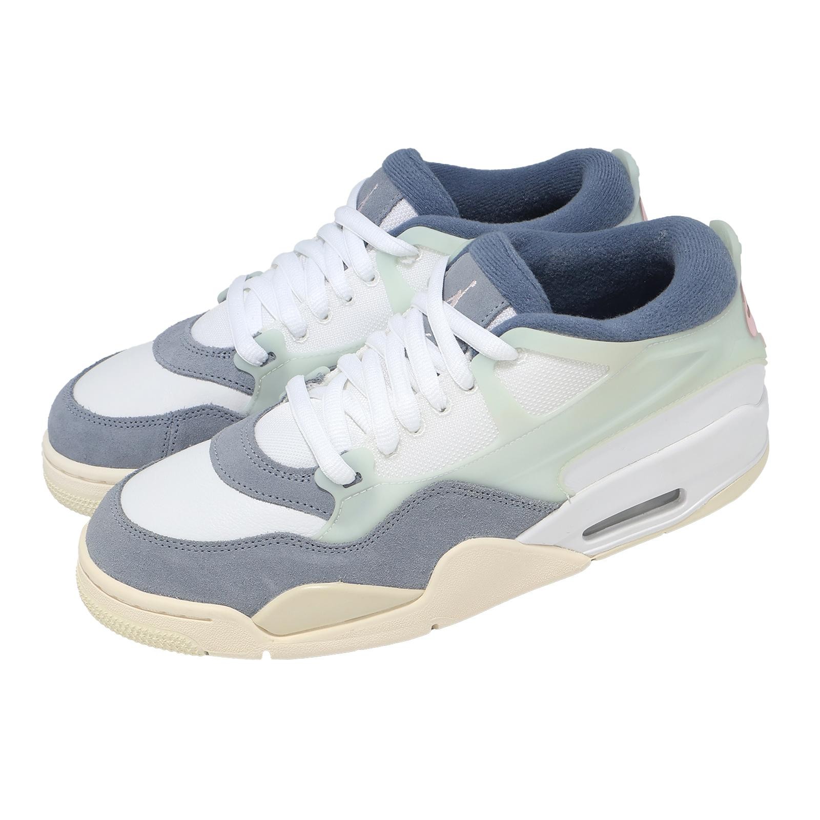 Nike Air Jordan 4 RM White Diffused Blue Ashen Slate Men Casual Shoes FQ7939-101