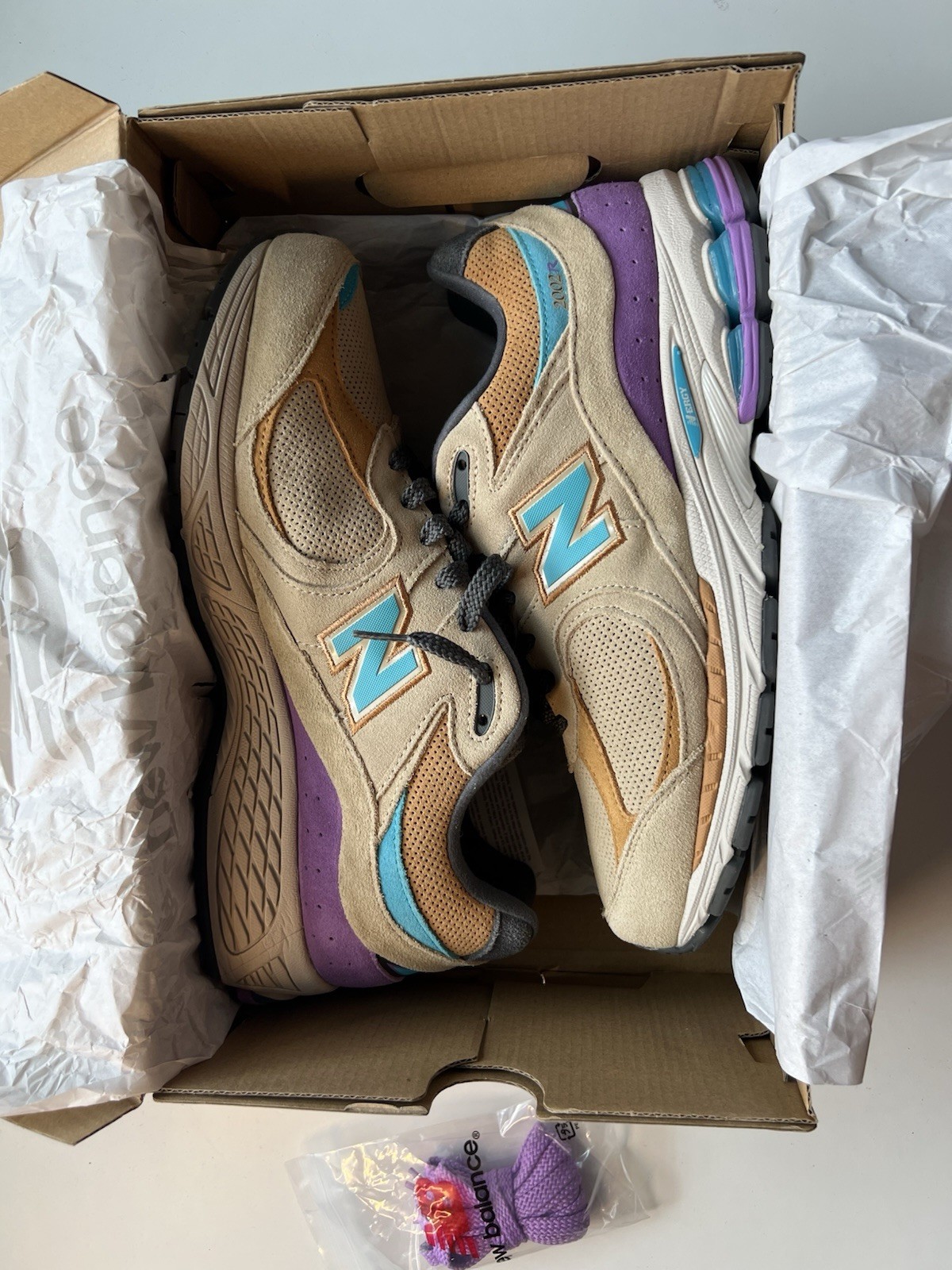 New Balance 2002 R Incense M2002RWA Men’s Suede Low Top Lace-Up Sneaker
