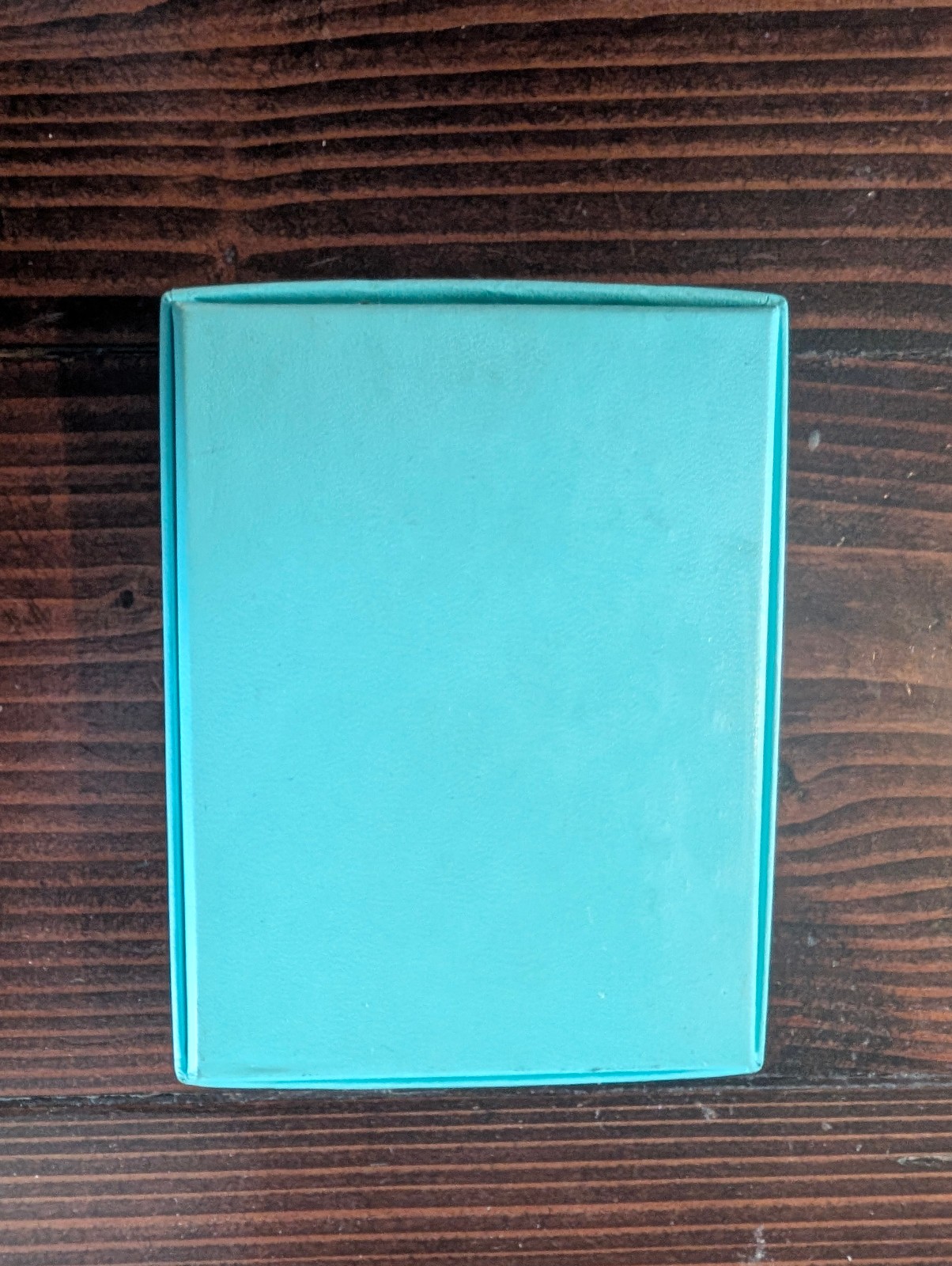 Tiffany Blue Patent Leather Business Card Case Envelope Style – W/ Box