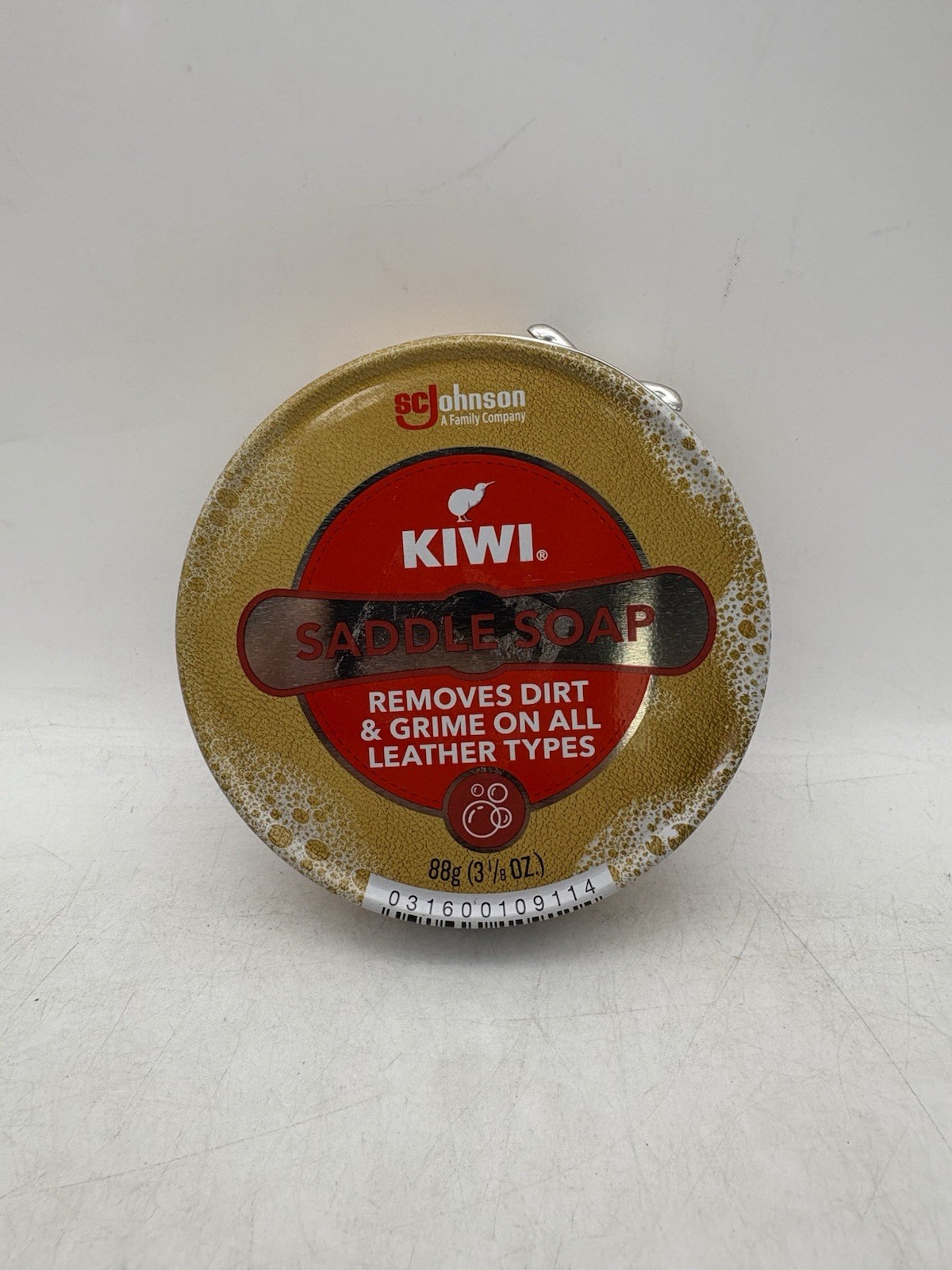 Kiwi SC Johnson Saddle Soap Tin 3 1/8 Ounce Paste Each New Lot of 10