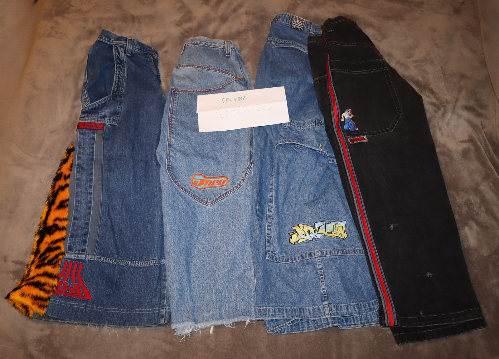 JNCO “GirlyStuff” Lishuz Vintage Jeans Size 7 #1253 – 36″ Leg Opening EXRARE