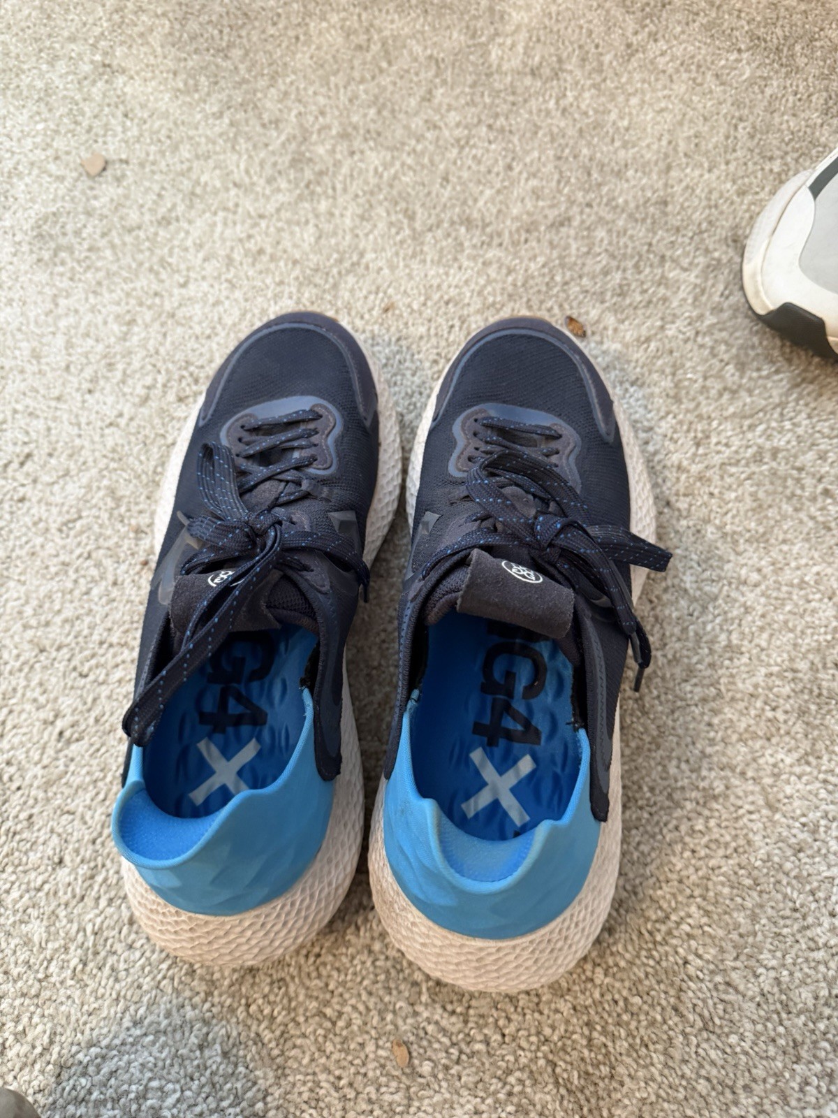 G/FORE Men’s Navy/Blue/White Low Top Lace-Up Golf Athletic Sneakers