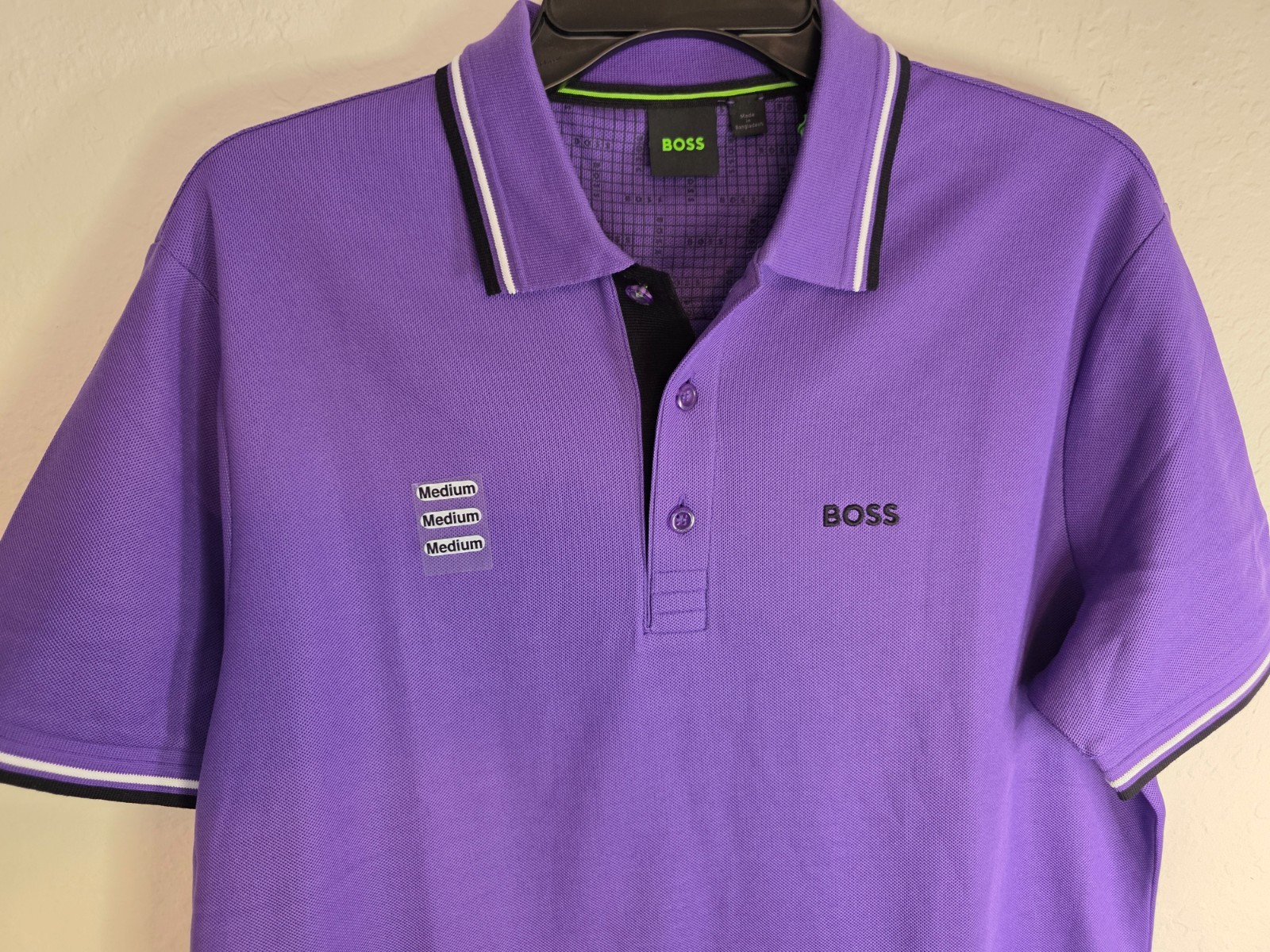 Hugo Boss Men Interlock Cotton Polo Shirt – Dark Purple