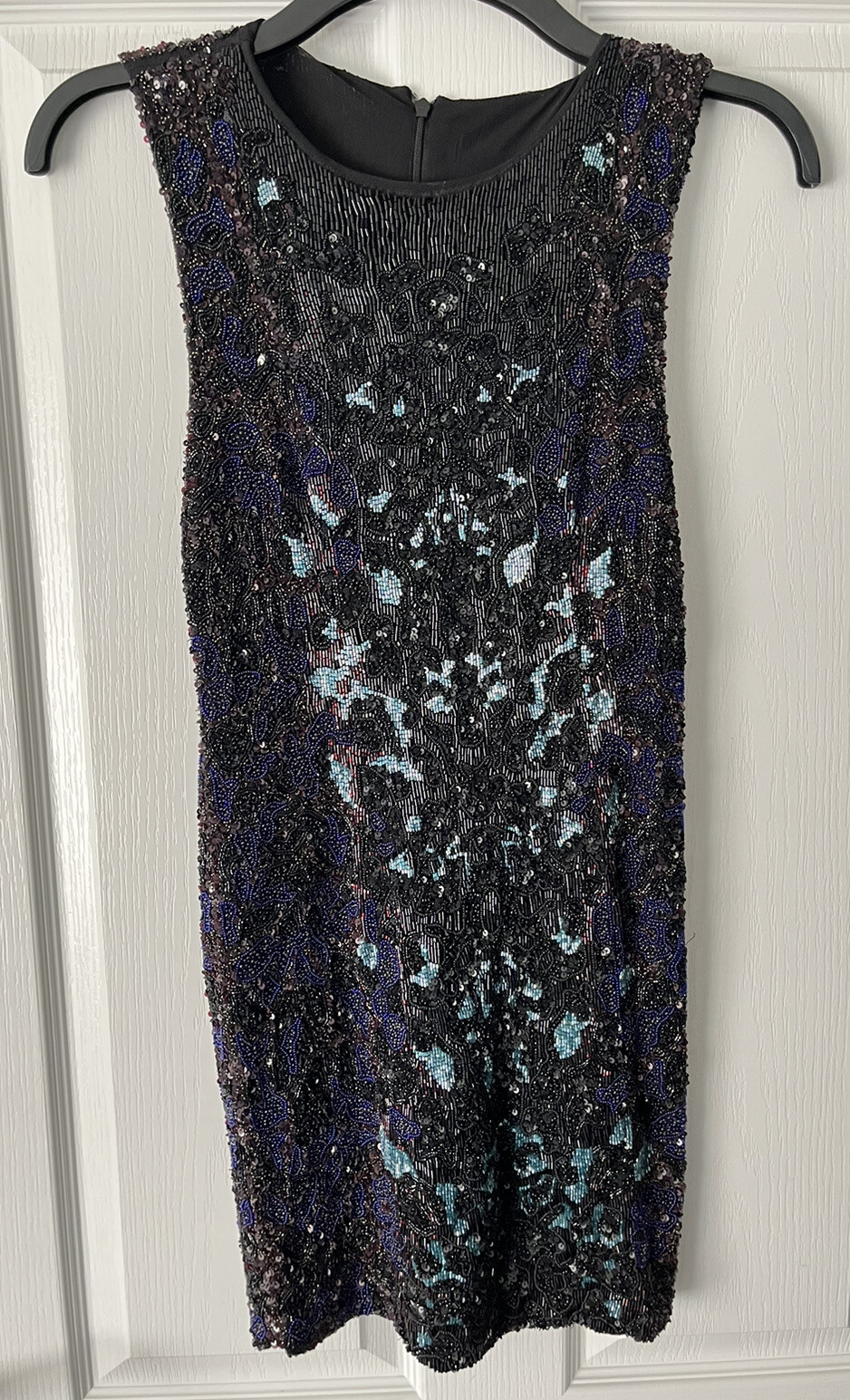 Heavy Embellished Sleeveless Dress Womens (35cm Pit to Pit 82cm Long)