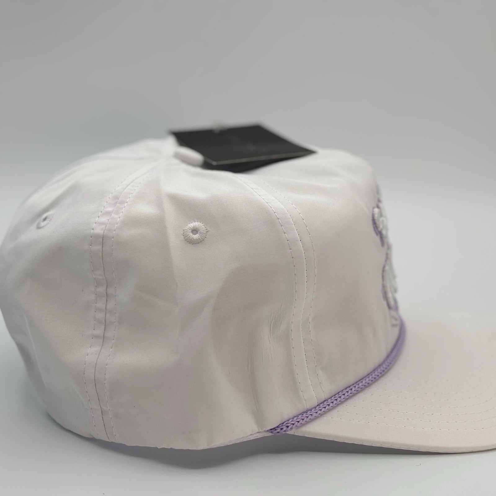 Bad Birdie Rope Golf Hat Brilliant White Purple Snapback Shank Bogey Hook Flop