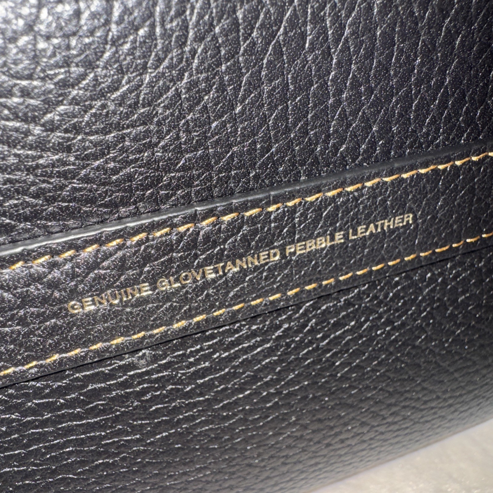 Coach 879 Glove-tanned Pebble Leather Cashin Tote 2 Black BNWT