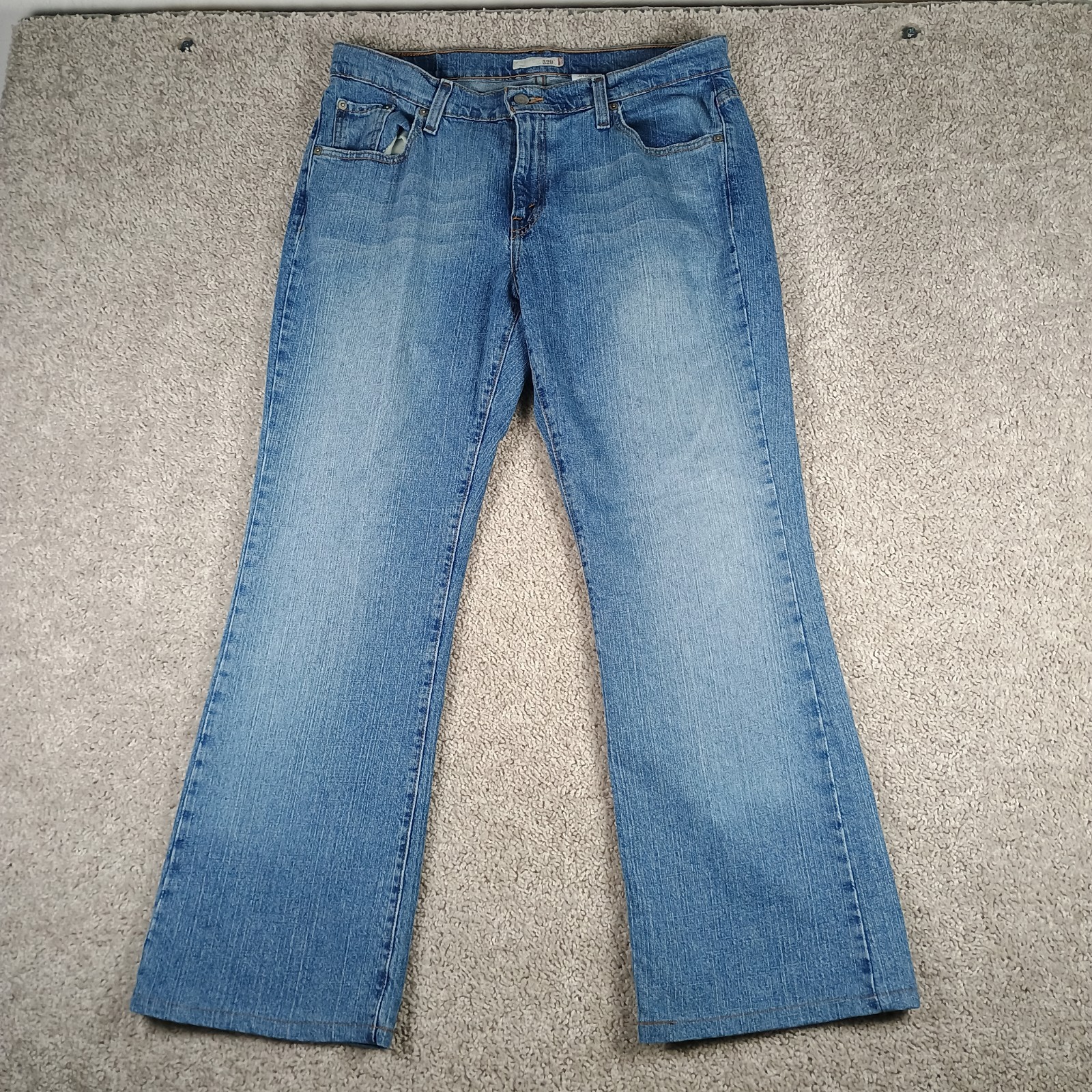 Levi’s 529 Curvy Bootcut Jeans Womens 14M Medium Wash Denim Mid Rise Y2K 2007