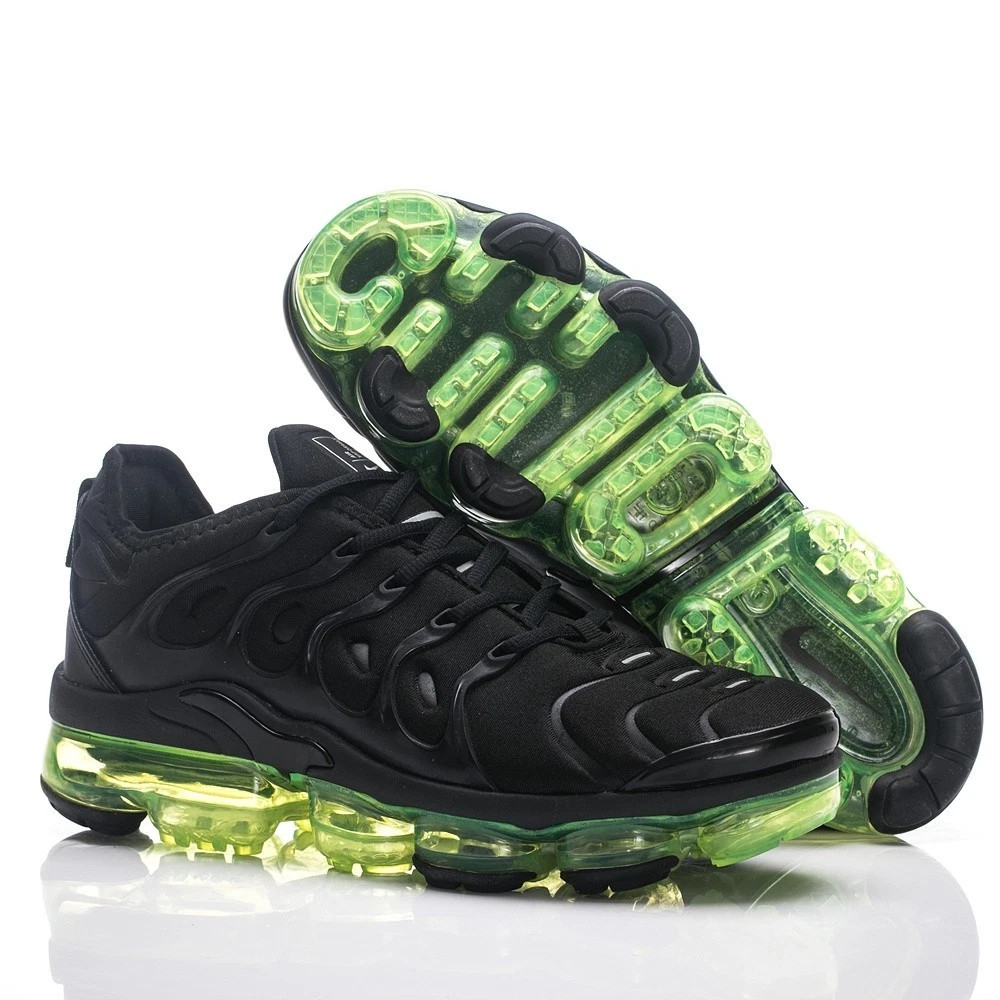 Nike Air VaporMax Plus Men’s Black Green Shoes New with Box