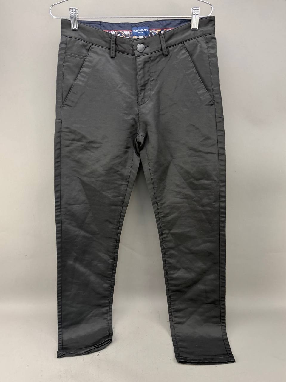 Rosso Milano Italy Mens Black Chinos Pants Size 30