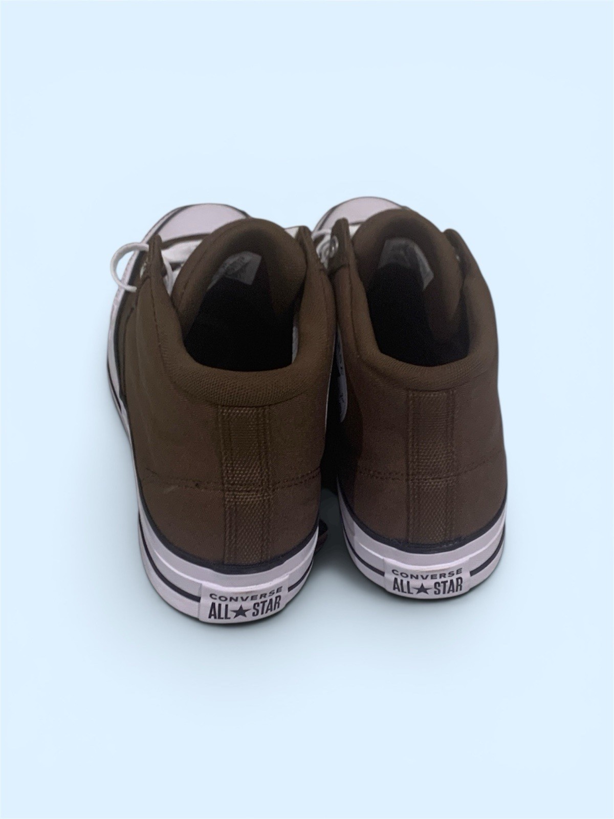 Converse Men’s 13 CTAS Malden Street Fresh Brew C Taylor Brown White Woman’s 15