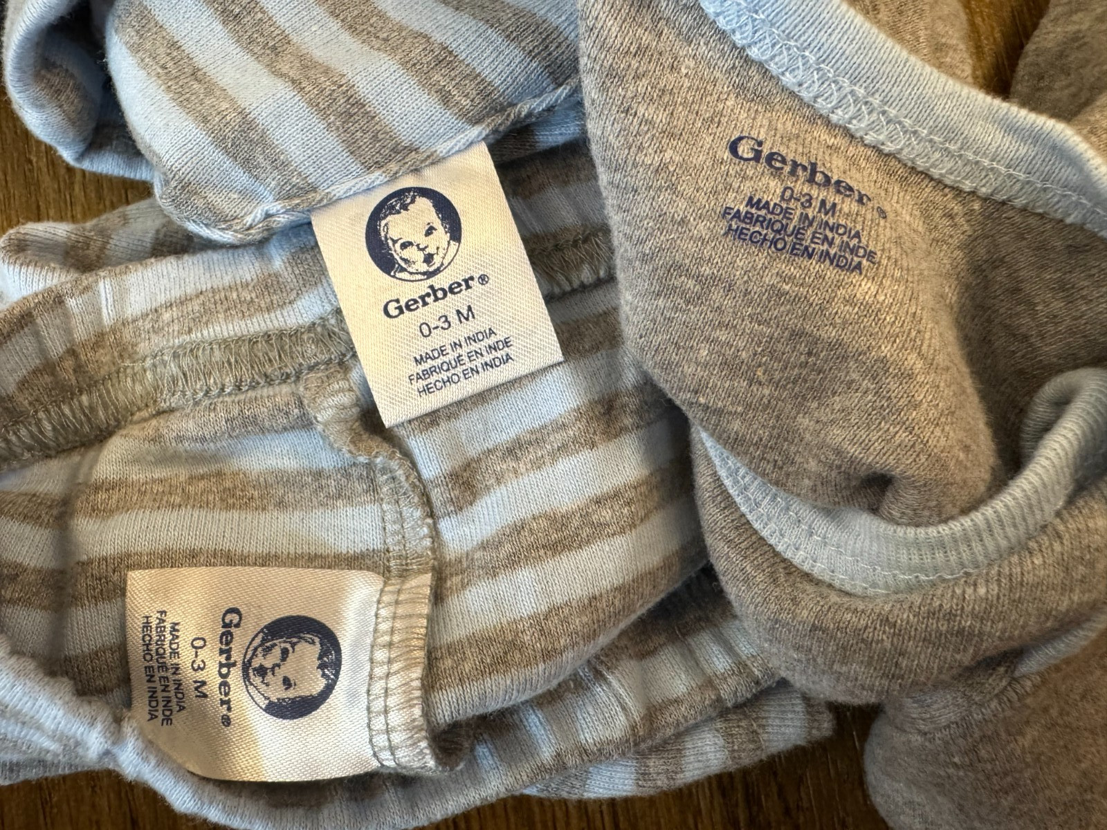 Gerber Baby Boy Clothes 0/3 Months Outfits Bodysuits Pants Rompes Hat Lot Bundle