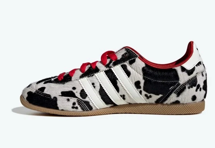 WOMENS ADIDAS JAPAN WHITE AURORA COFFEE ANIMAL PRINT CASUAL SNEAKERS SHOES